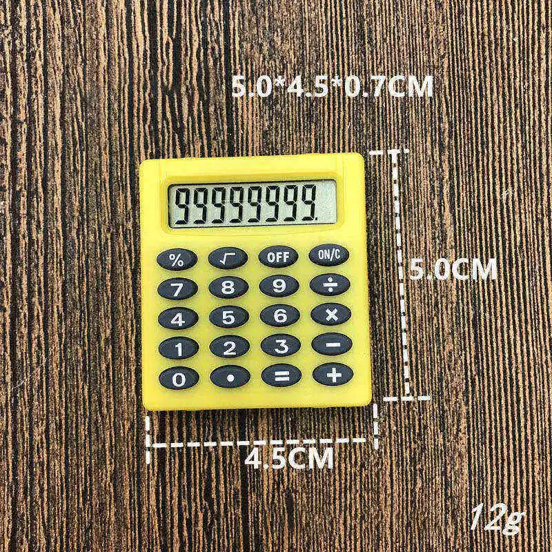 Карманный мультяшный мини-калькулятор Ha ndheld Карманный Тип Монета калькулятор на батареях