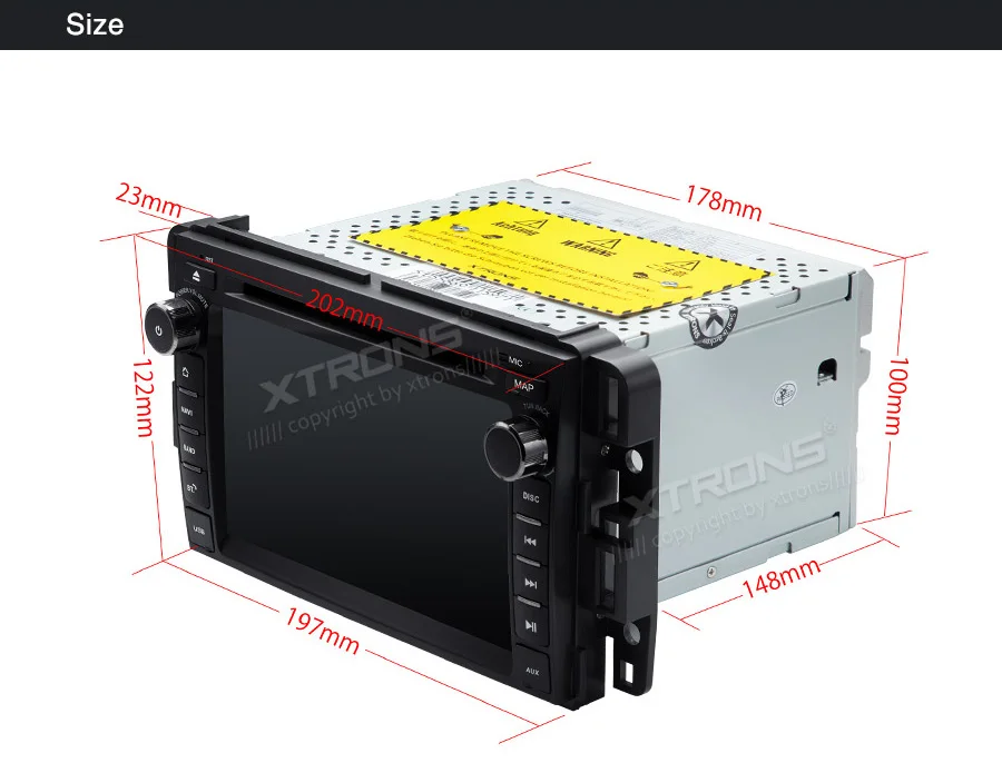 Best XTRONS 7" Android 9.0 Octa Core Car DVD Radio Player GPS OBD for Chevrolet Tahoe Impala for BUICK Enclave for GMC for HUMMER 24