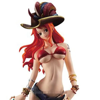 24 см японского аниме Рисунок One Piece Nami пират Ver фигурку Коллекционная модель игрушки для мальчиков