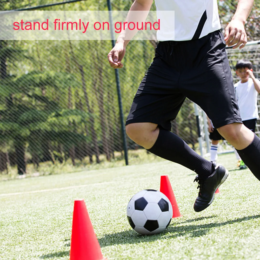 10Pcs Plastic Training Cones Sport Marking Cups Soccer Basketball Skate Marker Outdoor Activity Supplies