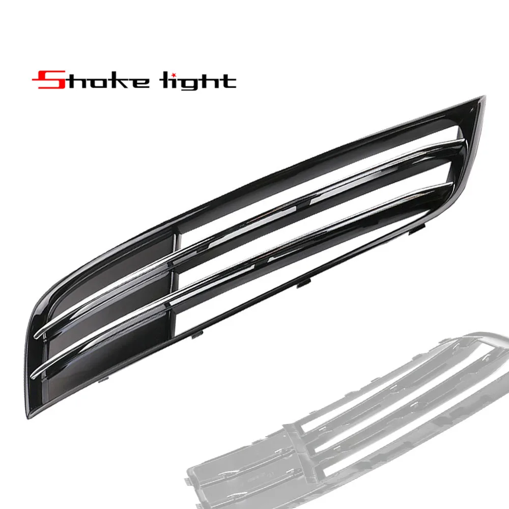 

Fit Audi A8 S8 Quattro D4 2010-2013 New Chome 2 Bars Bumper Lower Grille Cover Front Left 4H0807679E 4H0 807 679 E 4H0 807 679