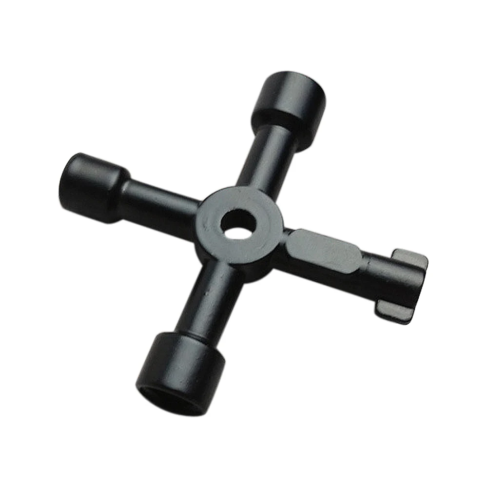 Utility Triangle KEY 4 Way Multi Cross Wrench For Gas Electric Cupboard