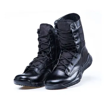 

Mens Combat Military Hiking Boots Outdoor Ultralight Special Forces Tactical Boots Non-Slip Breathable Wearable Boots AA12006