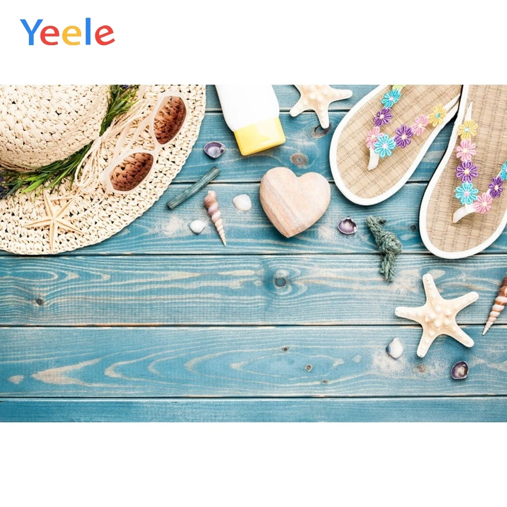 

Yeele Summer Vacation Leisure Time Cat Wood Board Plank Photography Backgrounds Photographic Backdrops For Photo Studio