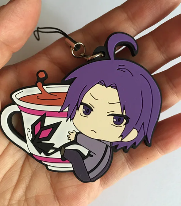 G458 Servamp аниме брелок вампира MAHIRU KURO снег Лили JEJE Гайд каучуковый