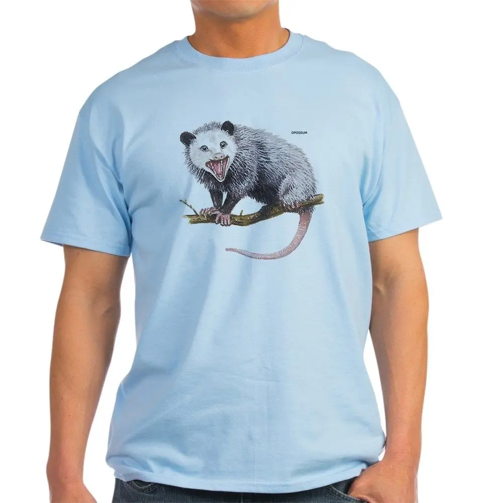 CafePress Opossum светильники в виде животных Футболка 100% хлопок футболка (809212314) |