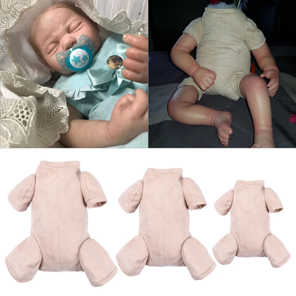 24 pouces Reborn Body en tissu pour bébé Fournitures Pour 3/4 bras Full 
