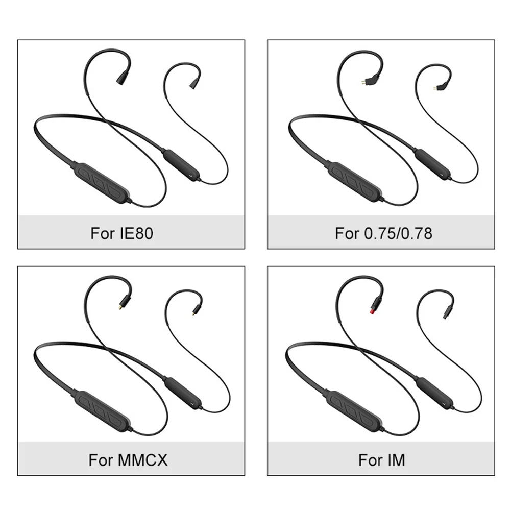 Горячая Модернизированный HiFi гарнитура Bluetooth кабель для MMCX/0,75/0,78/IE80/Audio-Technica IM