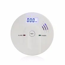 85dB Предупреждение Высокочувствительный ЖК-дисплей Дисплей 808 угарного газа Сенсор угарного газа сигнализация предупреждающая о возможности отравления детектор для домашней безопасности