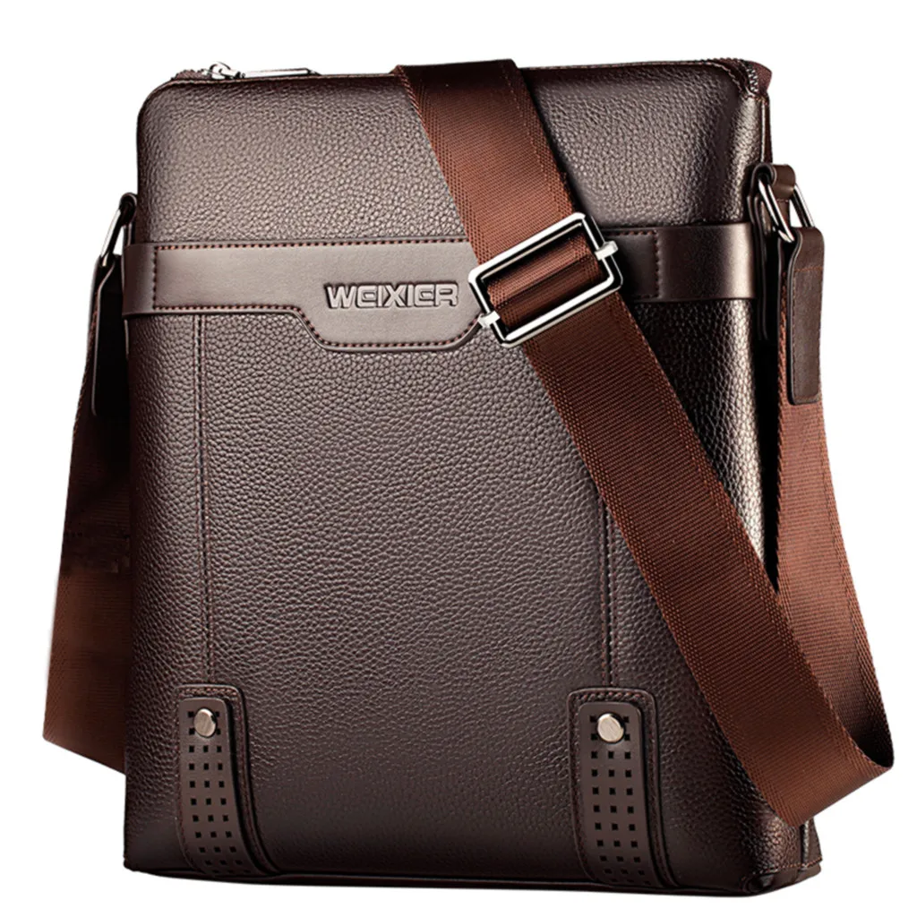 Сумка для ноутбука, повседневная мужская сумка из искусственной кожи, сумки на плечо, мужские винтажные сумки через плечо, сумки через плечо, Ретро стиль, на молнии, сумка,#78G