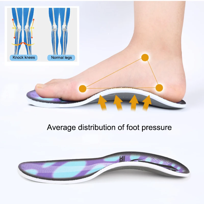 

2019 New 1 Pair Orthopedic Arch Support Insole Flat Foot Correction Shoe Insoles Cushion Inserts WML99