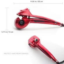 Титановые Автоматические щипцы для завивки волос с паровым распылителем, инструменты для укладки волос, керамические волнистые Волшебные щипцы для завивки волос, стайлер для волос