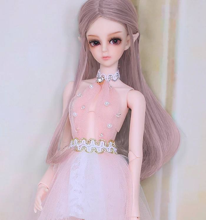 Парик для куклы BJD 1/6 bjd sd парик куклы высокая температура длинные прямые волосы для женщин аксессуары куклы