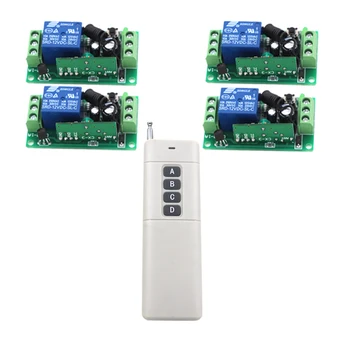 

MITI-1CH RF Wireless Remote Control Switches 12V 4 10A 1CH Receiver and 1 Long Range Transmitter Home Automation SKU: 5343
