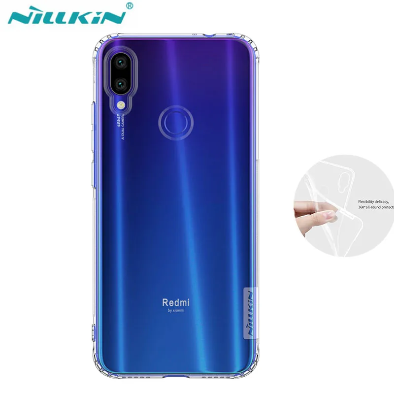 

TPU Case For Xiaomi Redmi Note 7 Pro 7S Casing Nillkin Nature Series Clear Soft TPU Cover Xiaomi Redmi Note 7 Pro Case