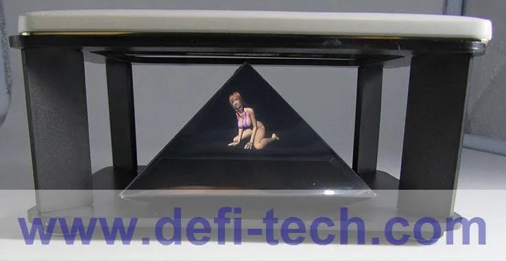 Dfabs DIY 3D Голографическая проекционная пирамида для galaxy S4 iphone 4 5 5S 5C 6Hatsune Miku|3d holographic