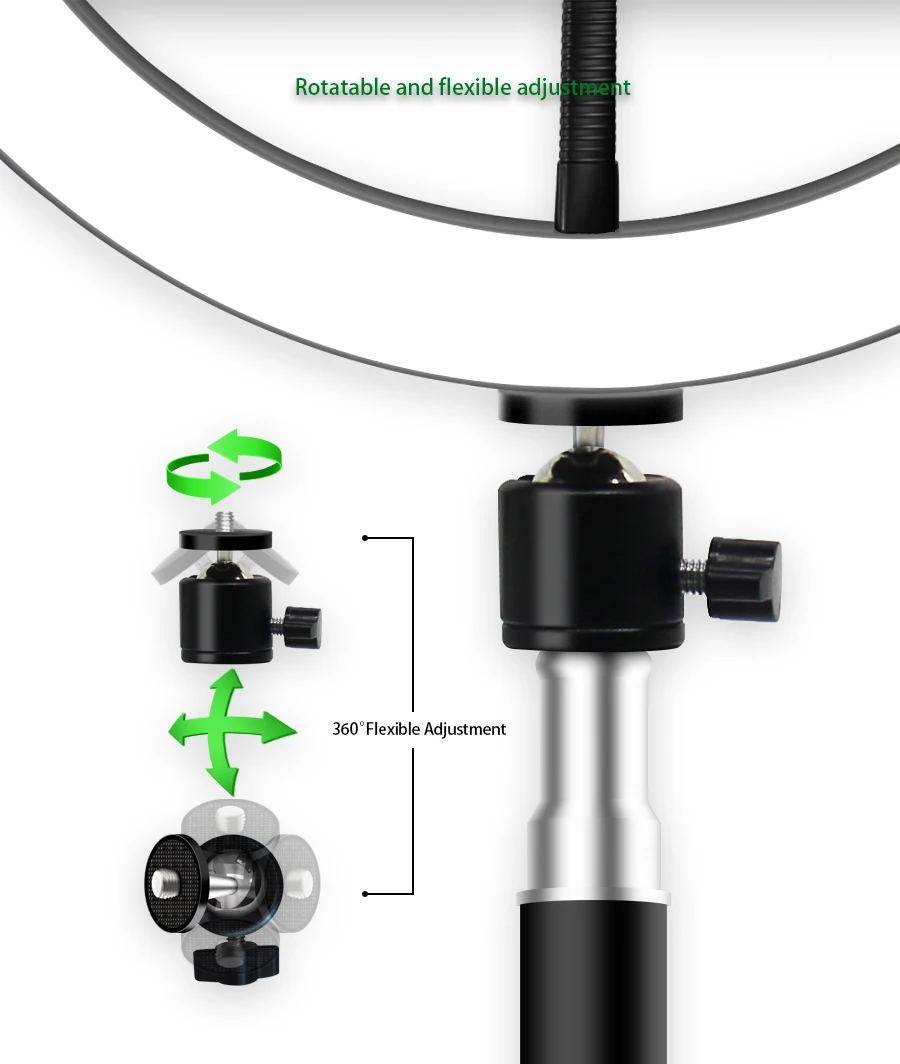 Светодиодный кольцевой светильник 16/20/26 см 5600K вспышка для селфи с кольцо для фотосъемки с лампами светильник ing с штатив с держателем для телефона и usb-разъем для студийной фотосъемки