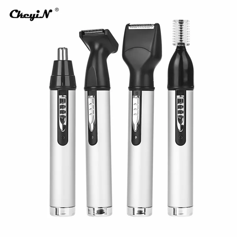 

4 in one Rechargeable nose hair trimmer for men trimer ear face eyebrow nose hair removal eyebrow Trimmer for nose Wireless P49