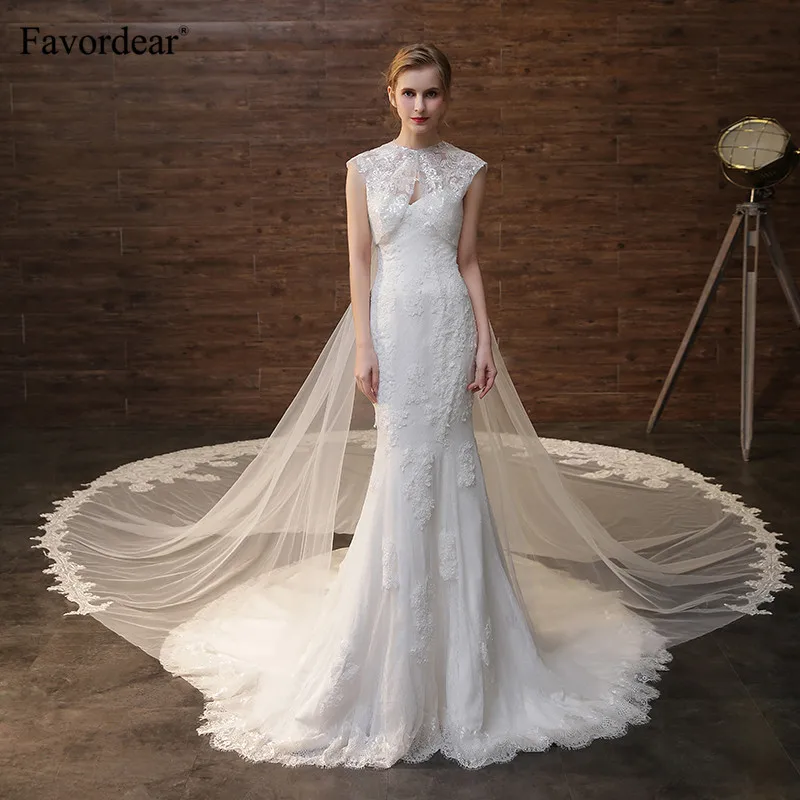 wrap top wedding dress