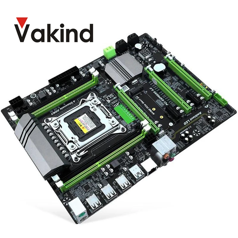 

X79T DDR3 PC Desktops Motherboard LGA 2011 CPU Placa Badre Computer 4 Channel Gaming M.2 E5-2680V2 i7 SATA/USB 3.0 for Intel B75