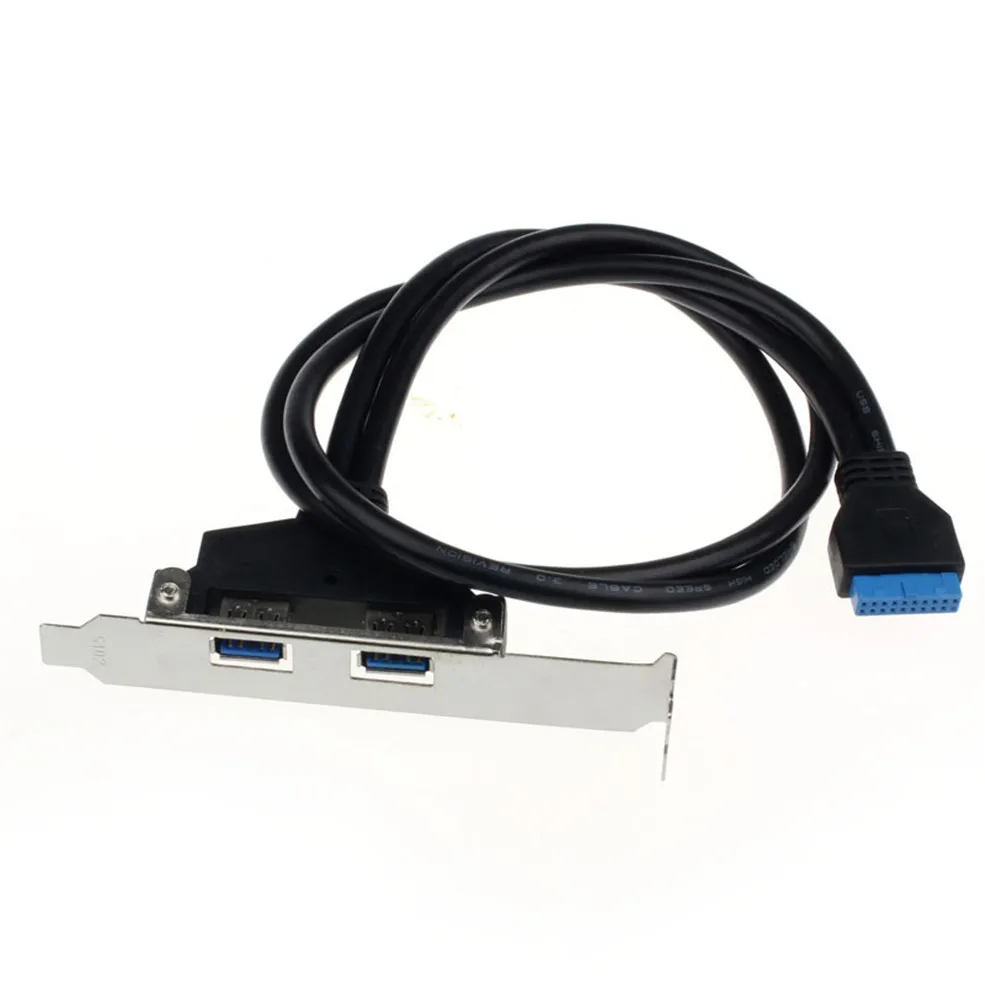 

CARPRIE USB 3.0 Rear Panel Expansion Bracket To 20-Pin Header Cable Motherboard Drop shipping