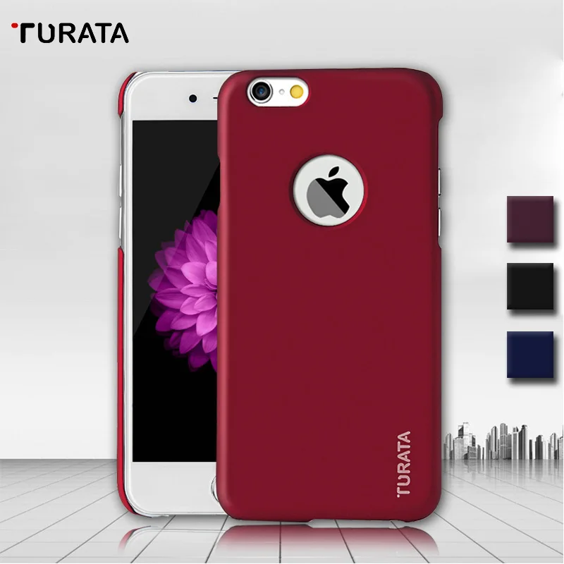 For iPhone 6 / Plus Case - TURATA [Ultra Slim Fit] [Smooth Touch] Four Layer Paint Hard Plastic Cover for |