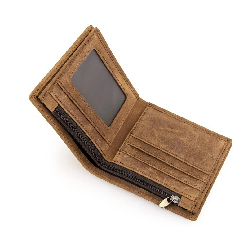 Tanie Prawdziwej skóry mężczyzn portfel prawdziwa skóra bydlęca stałe portfele dla mężczyzn