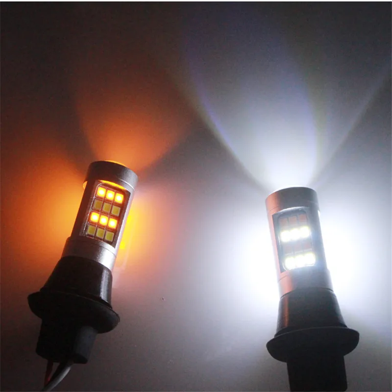 Автомобильный рулевой двухцветный ходовой светильник T20 2835 42SMD светодиодный