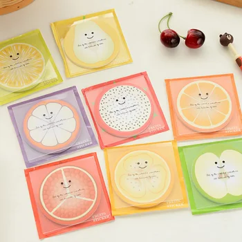 

Fruit Series cartoon sticky Notepad/ memo pads/ sticky note /label /message post marker / note paper Stationery