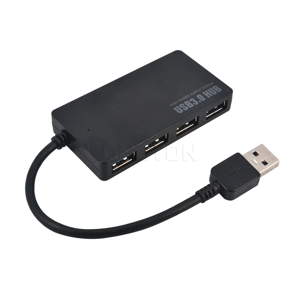 Kebidu компактный дизайн 5 Гбит/с USB 3,0 4 Порты и разъёмы концентратор USB3.0 сплиттер адаптер ультра Скорость для портативного компьютера ПК мощный источник питания