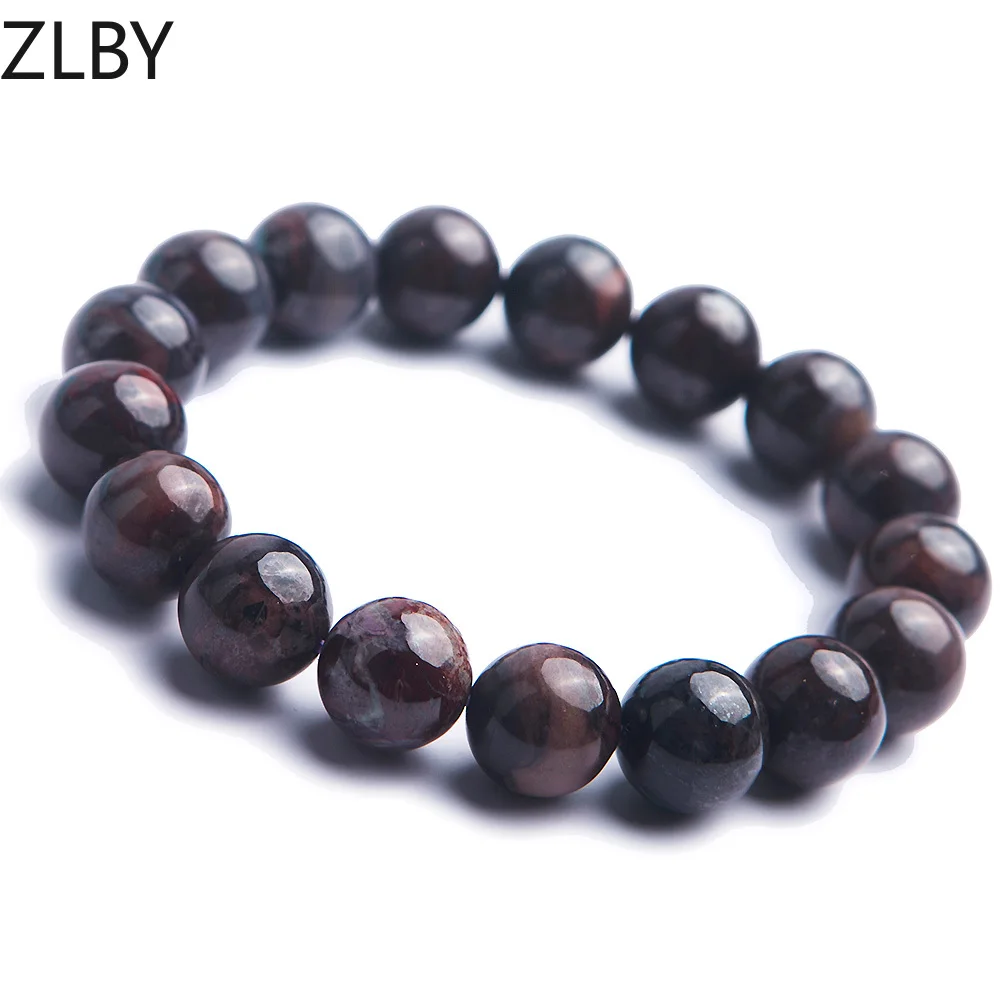 

Genuine Natural Sugilite Bracelet Women Female Stretch Crystal Round Bead Bracelet 12.5mm Drop Shipping
