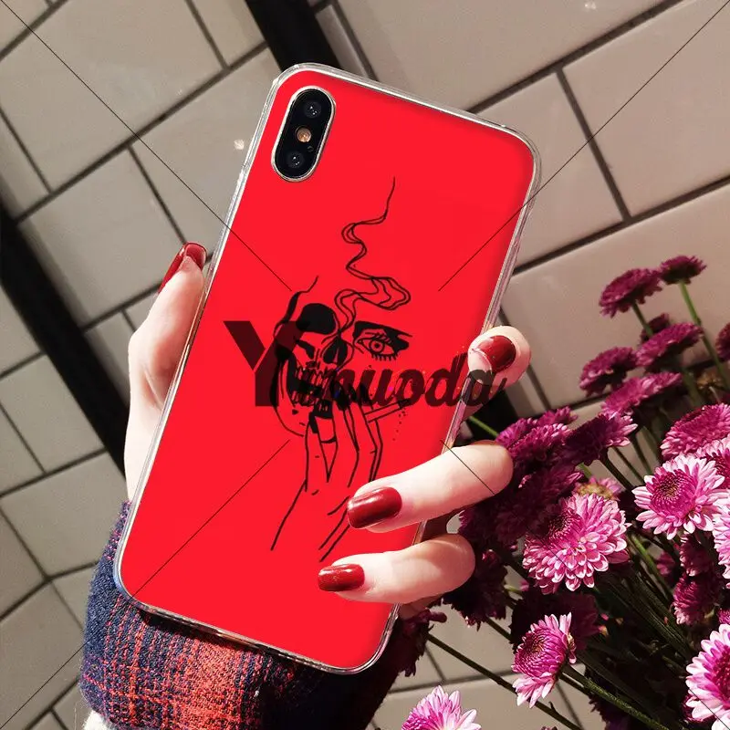 Red Doodles Aesthetics