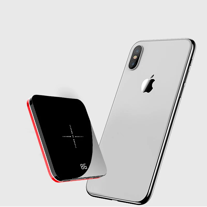 Travelcool 8000mAh QI Wireless Charger Dual USB Portable Power Bank For Samsung Charger Wireless External Battery Pack Powerbank