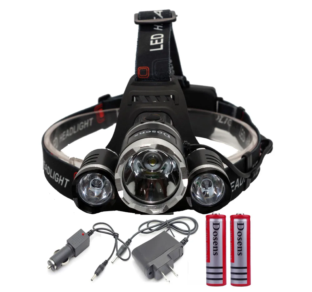 Rechargeable Head Torch Headlamp Work Light Lamp 6000LM CREE T6 LED Flashlight