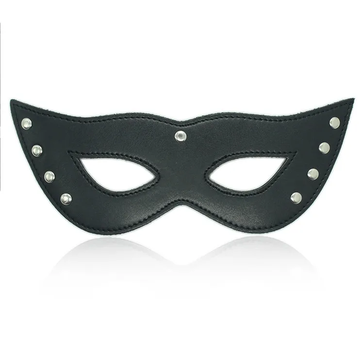 

PU Leather Fox Mask Endulge Japanese Full Face Halloween Animal Mask Masquerade Cosplay Party Cat Masks Catwomen Mask Free size