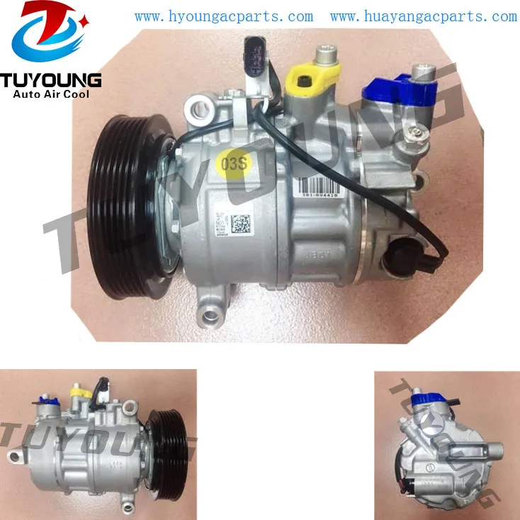 Автомобильный Кондиционер компрессор для Audi A4 2 0 447280-7032 4472808820 8T0260805F 6SAS14C |