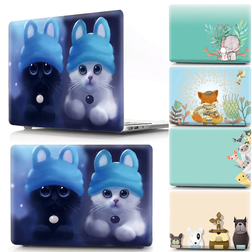 

Laptop Case for MacBook Pro 13 15 CD ROM Case A1278 A1286 Cartoon Cat PVC Case For MacBook Pro 13 15 CD ROM Cartoon Case