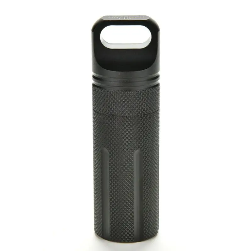 

Outdoor Outdoor Waterproof Bottles Emergency First Aid Survival Pill Bottle Camping EDC Tank Box for Cigarettes Matches
