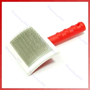 

Pets Cats Puppy Dog Hair Shedding Grooming Brush Slicker Comb Tool
