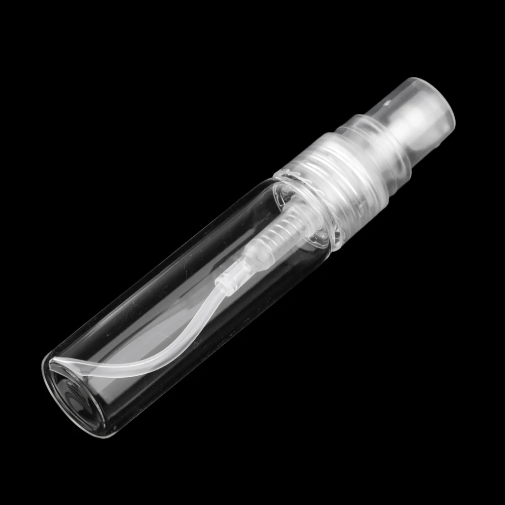 20pcs Mini Clear 3ml 5ml  Glass Bottle Spray Refillable Fragrance Perfume Empty Scent Fine Mist Bottle For Travel Party