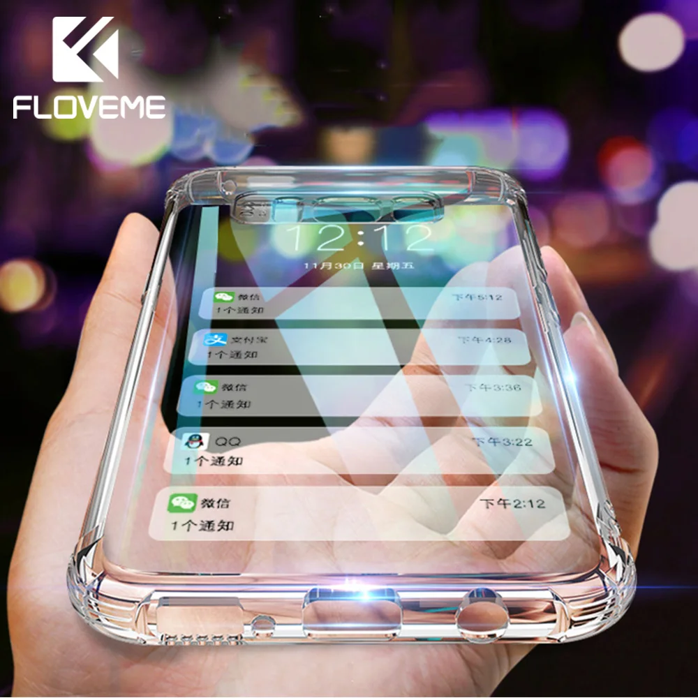 

FLOVEME Phone Case For Samsung Galaxy S10e S10 S9 Plus Shockproof Soft TPU Case For Samsung Note 9 8 S8 S10 Plus S7 Cover Fundas