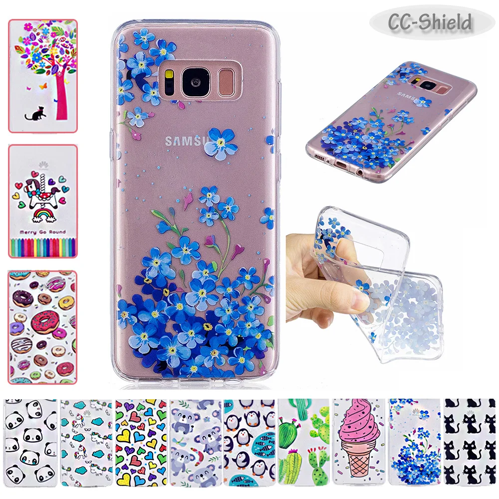 Чехол из ТПУ для Samsung Galaxy S8 S 8 GalaxyS8 G950F SM-G950F G950FD SM-G950FD G950N G950D Мягкий силиконовый