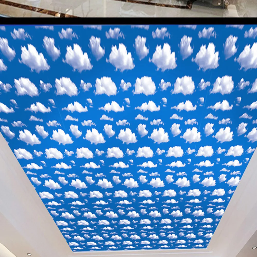 

Natural Sky Self-adhesive Wallpaper Stickers DIY 3D Wall Sticker Panels Decals Home Room Waterproof Drop shipping