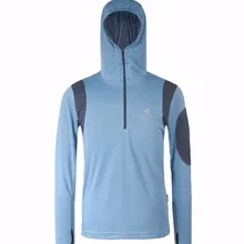 Уличная быстросохнущая рубашка мужская Спортивная бамбуковая угольная рыболовная Солнцезащитная дышащая мужская анти-УФ альпинистская походная рубашка