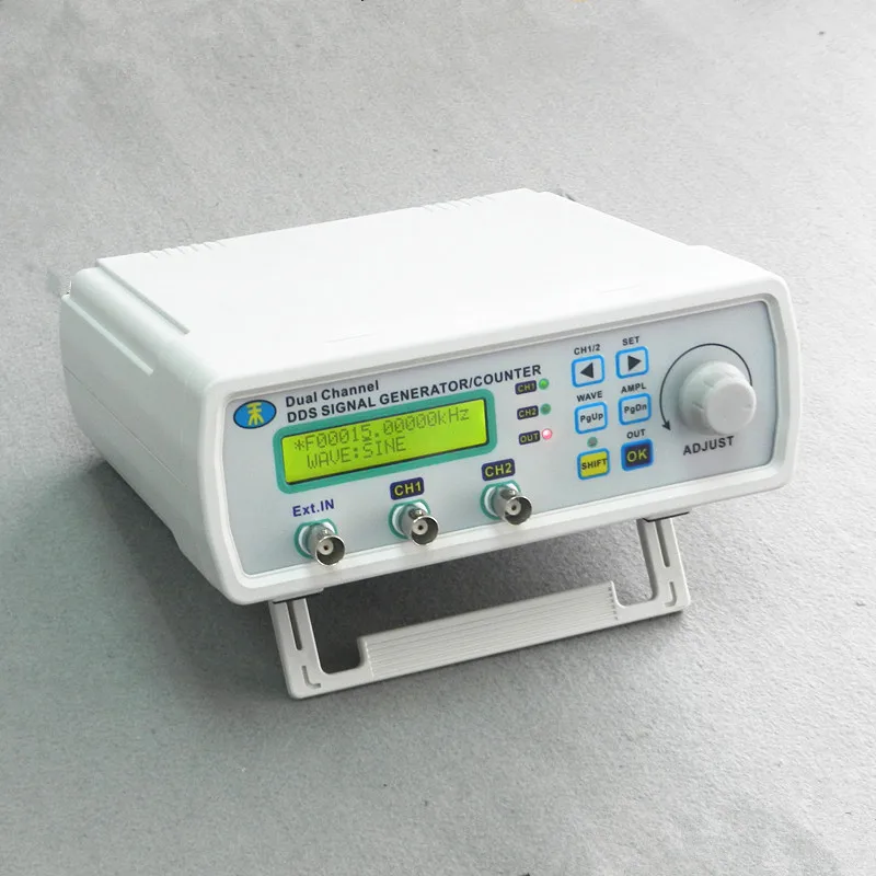 MHS-5200A Высокоточный цифровой двухканальный DDS генератор сигналов произвольной формы генератор частоты метр 200MSa/s 25 MHz