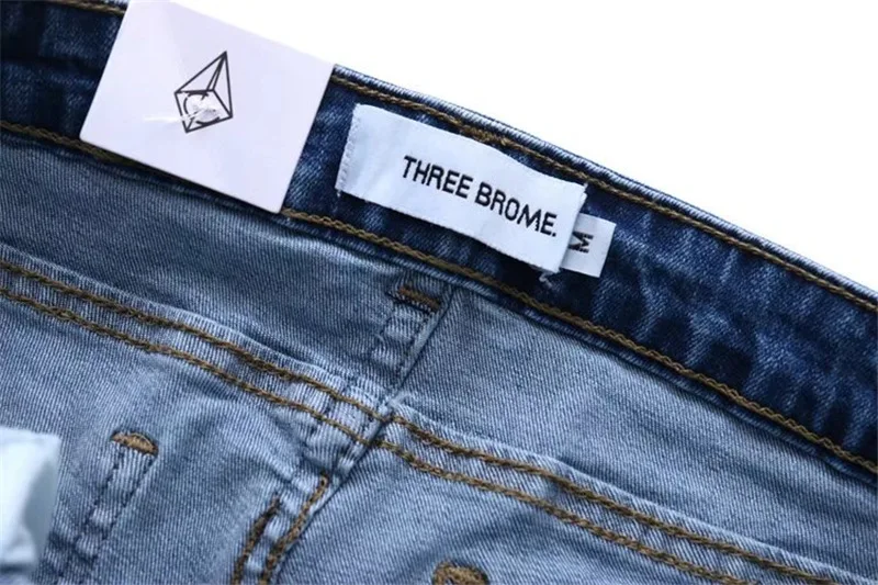 2019 Весна новое поступление для женщин Мода street Высокая талия тонкий промывают рваные джинсы, женские повседневное стрейч узкие Джинс