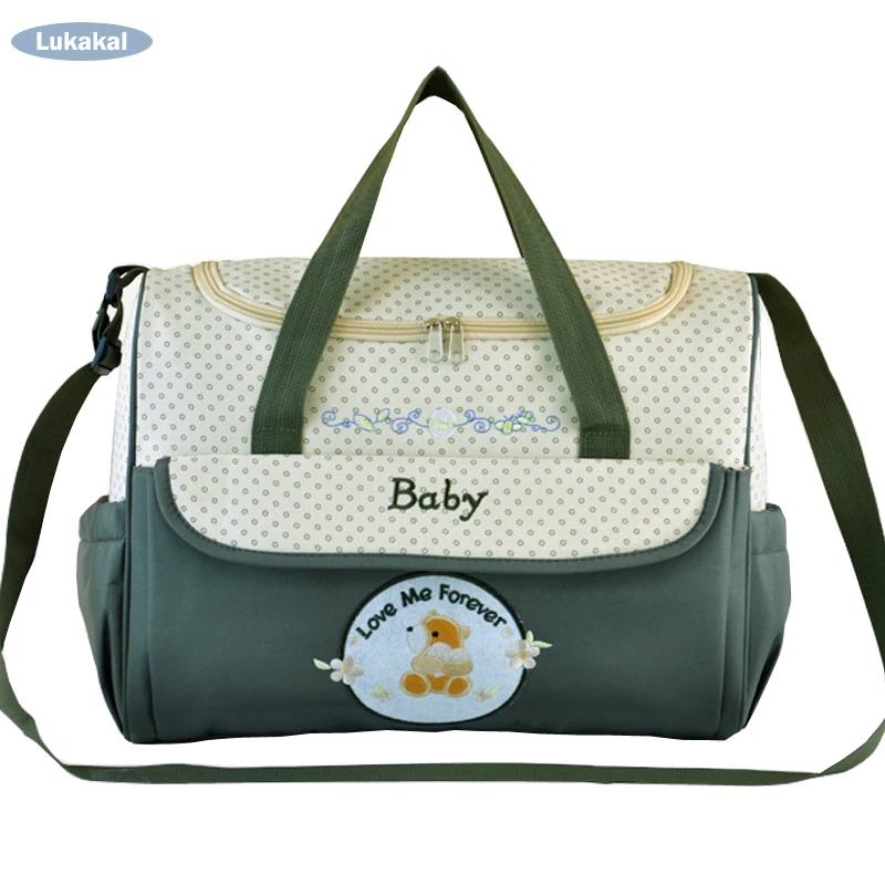 

Large Capacity Baby Diaper Bag WaterProof Mother Maternity Bag Fashion Dot Baby Stroller Nappy Bag Mummy Tote Hobos bag