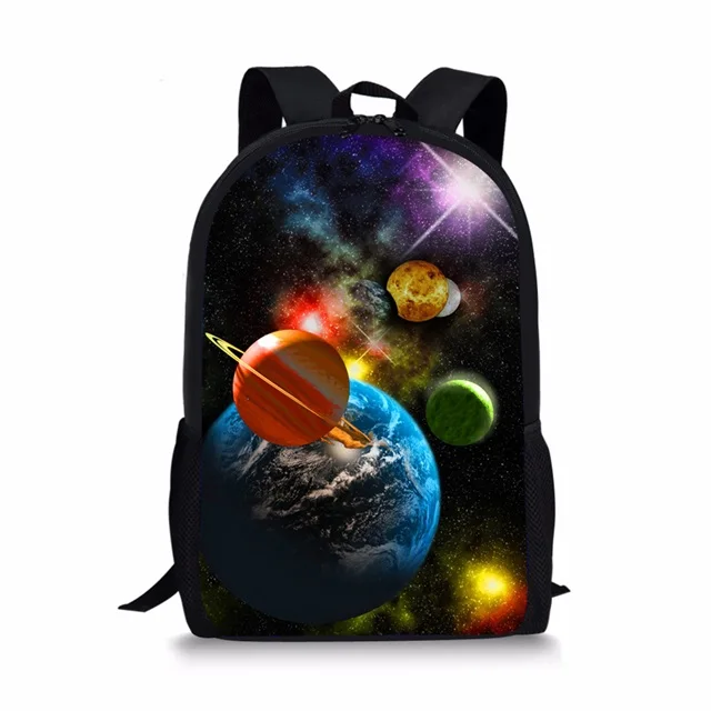 INSTANTART Вселенная планета печатных 3 шт. набор школьная сумка рюкзак модульный студенческий школьный рюкзак детский Ранец большой рюкзак для мужчин - Цвет: CC3192C