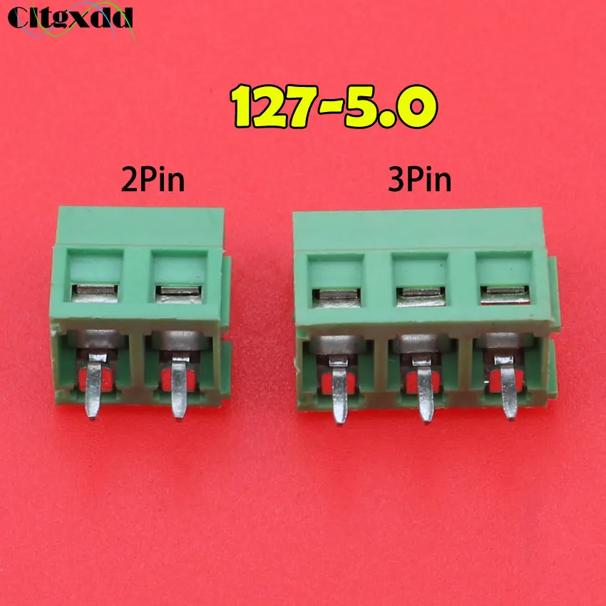 Cltgxdd 1PCS KF127-5.0 KF127 Screw 2Pin 3Pin 5.0mm Straight Pin PCB Terminal Block Connector | Обустройство дома