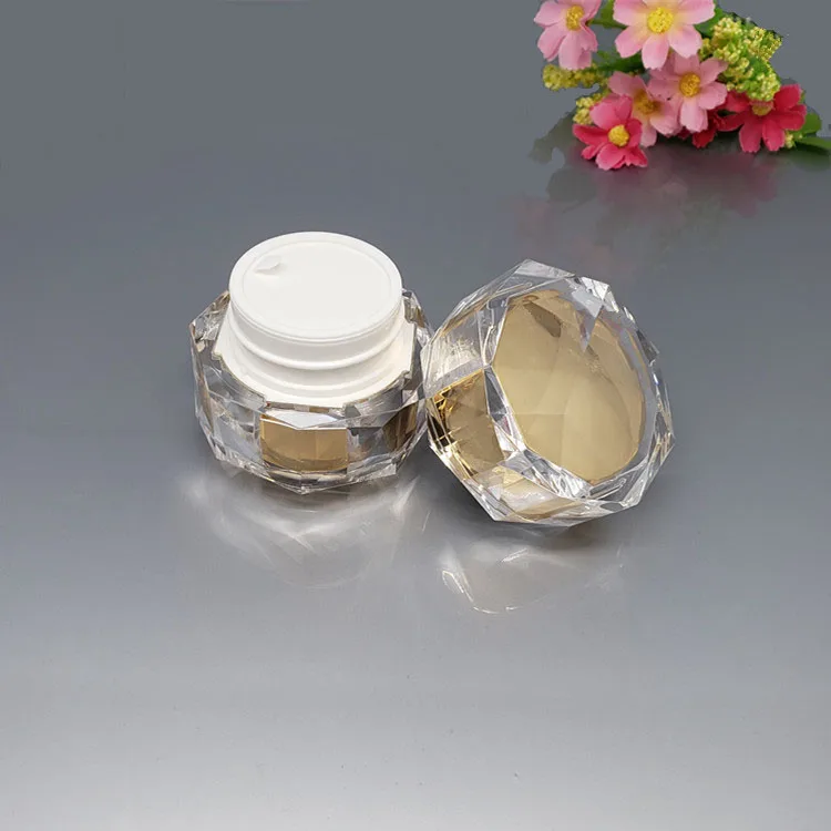 Gold Bird Nest Shape Bottle Empty Spray Bottle Essence Lotion Pump Bottle Acrylic Cream Jar Cosmetic Container Bottle 5g 30g 50g (2)